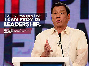 菲律賓大選倒數  軍方：杜特地若當選將政變