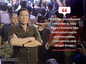 菲國大選杜特地勝選在望  可能擱置南海爭端