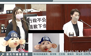 黃珊珊遭要求宣示「選到底」 議員贈「豬頭」酸：人家民調比妳高