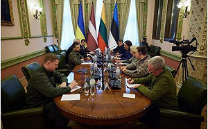 不畏戰火！力挺烏克蘭 波羅的海三國議長連袂訪基輔