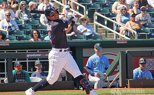 張育成滿貫砲震撼巨人主場 春訓火力冠全隊