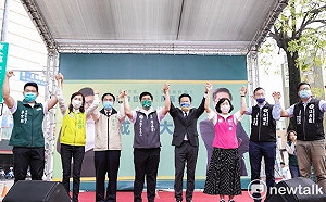 議員參選人周嘉韋競選總部成立  黃偉哲等4大咖助陣