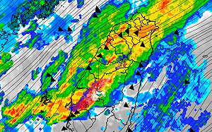 「好大雨勢」看這圖！彭啟明：有聽到雷聲嗎？