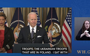 你們到「那裡」將見證堅挺的烏克蘭人！拜登又說溜嘴：美軍在波蘭訓練烏軍