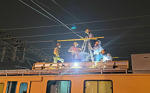 高市府開設指揮中心協助全力搶修  期望今晚高鐵恢復電力