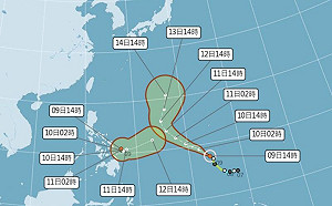 又一熱低壓生成！與馬勒卡交互作用