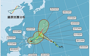 梅姬颱風生成、馬勒卡升中颱 吳德榮:雙颱共舞現「藤原效應」
