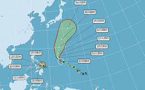 第1號颱風「馬勒卡」今日轉中颱「併吞梅姬」！專家：範圍再擴大