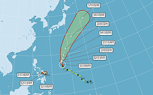 馬勒卡颱風開始轉向漸增強 馬祖 苗栗清晨能見度低