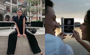 分手宇宙人小玉9個月！網紅「胡伊霏」甜秀超音波照宣布懷孕