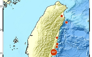 南部海域深夜連6起有感地震！氣象局：不排除還有餘震