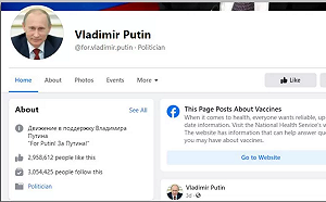 假普丁臉書粉專帶風向！外媒揭管理者竟遍布全球 塑造愛狗和善人設
