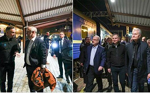 四國總統一起來 齊挺烏克蘭！愛沙尼亞、波蘭、立陶宛和拉脫維亞總統前進基輔