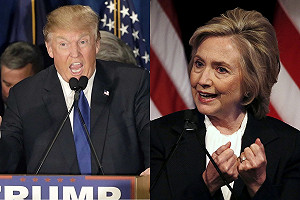 民調：美大選激烈 川普和希拉蕊支持率不相上下