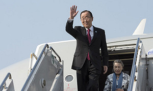 韓媒：潘基文有意角逐韓總統大選  民調領先