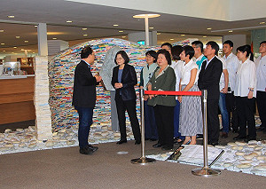 蔡英文訪高雄 頻頻讚許陳菊施政優