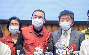 快訊》新北2記者PCR陽性確診 侯友宜快篩結果出爐