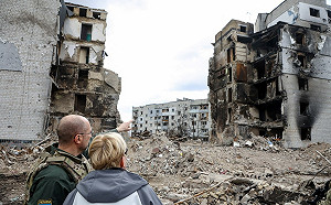 一個月就花掉一年軍費 重建又需7500億美元 烏總理：俄政府與寡頭應賠償