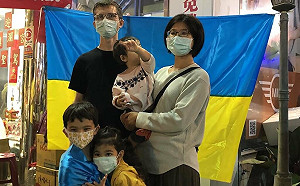 烏克蘭彰化女婿當大甲媽志工 祈求烏克蘭遠離戰火