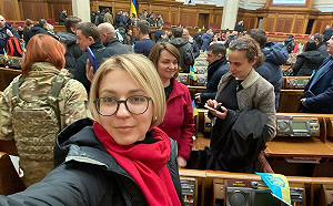 ｢永遠不會忘｣烏克蘭議員貼兩國國旗 感謝台灣人和蔡英文力挺度難關