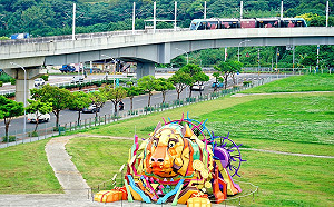 新北燈會「臥虎藏龍」主燈移淡水 增觀光藝術亮點