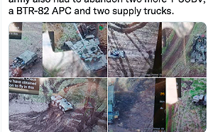 涉布查屠殺俄軍遭攻擊 被烏軍摧毀多輛軍車