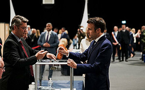 20年來首度打破魔咒！馬克宏擊敗勒龐 可望連任