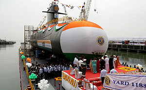 印度第6艘「鮋魚」下水海試 預計2023年底成軍服役