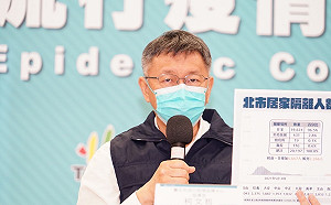 估北市5/4單日確診破5千 柯文哲拋「軟性封城」：嚴重恐不疫調、不匡列