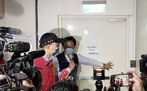 落實防疫與公安 新北市副市長謝政達率隊聯合稽查移工宿舍