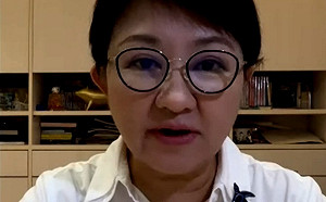 居隔中首次露臉 盧秀燕：試試「3＋4」流程有無問題