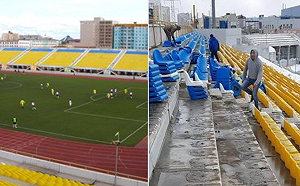 俄羅斯打擊境內反戰情緒 怒拆黃藍配色的設施、建築