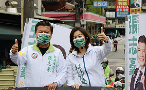 民調週前接力車掃 林靜儀：全力唯一支持張志豪 為中和留下好議員