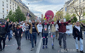 法國大選後首場社運  五一遊行不滿勞權倒退