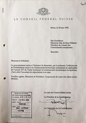 附和英脫歐公投  瑞士要求撤回24年前申請書