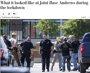 虛驚！美總統專機基地查無槍手解除封鎖