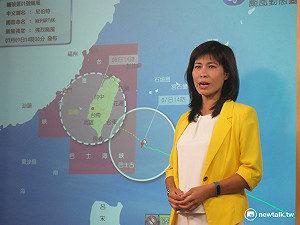 尼伯特速度放緩 氣象局預估8日清晨登陸