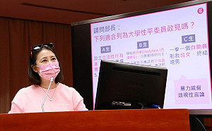 台大性平會學生委員選舉候選人政見惹議 立委怒問「教育部還在睡？」