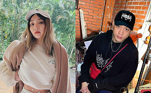 不藏了？陳芳語深夜約會鼓手新歡 「緊摟燦笑」靠在男方胸膛