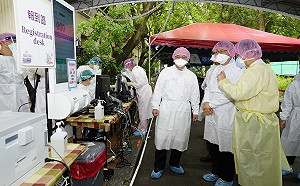 台大防疫急門診試營運 柯文哲：北市醫療防線最後戰略後備部隊