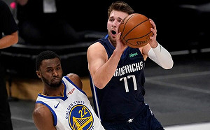 勇士54:45領先獨行俠！東契奇18分