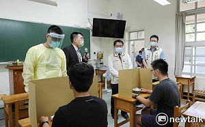 國中教育會考明後天登場  黃偉哲赴南一中考場視察防疫準備