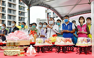 突破疫情難關拚市政 三重重陽公園停車場動工