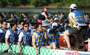 華府龍舟賽熱鬧回歸 蕭美琴協同美歐代表揭序幕