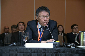 星國演講 柯文哲：將自己視為「政治創投」