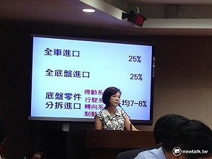 底盤拆開進口關稅低 立委點名官員要負責