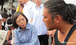 原住民還我土地運動 馬英九也被掃到