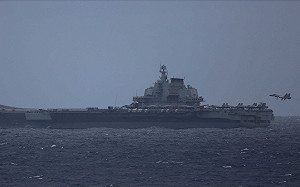 真的想要1打3？ 中國遼寧號航母模擬演習 兩度暗指美日沖繩基地