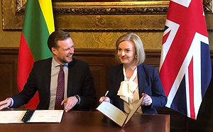 英國與立陶宛聯合宣言擴大戰略合作  強化對中、俄抵抗力