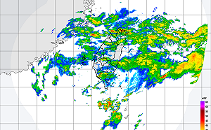 屏東累積雨量近百毫米！15縣市拉警報 小心雷擊